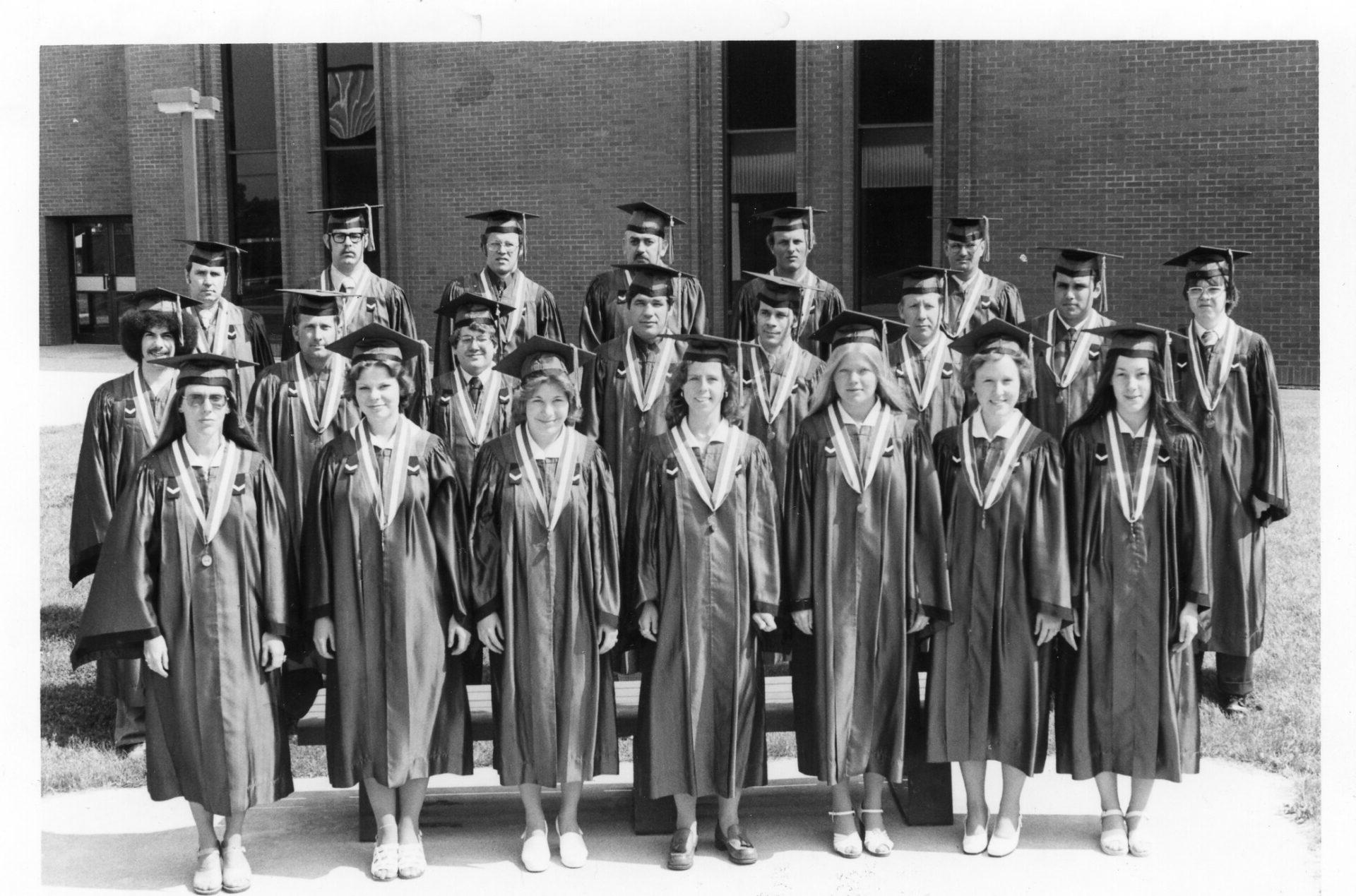 The first graduating class.